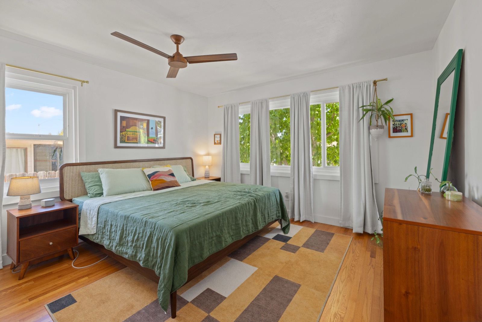 The primary bedroom