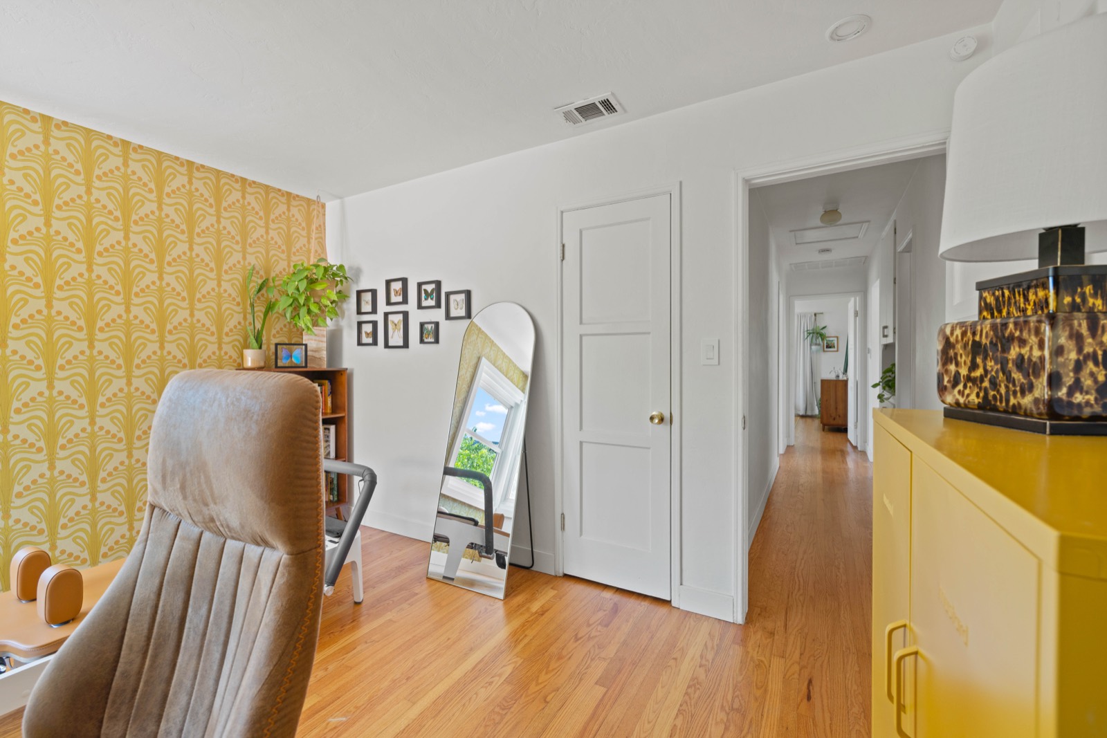 Bedroom toward the hall