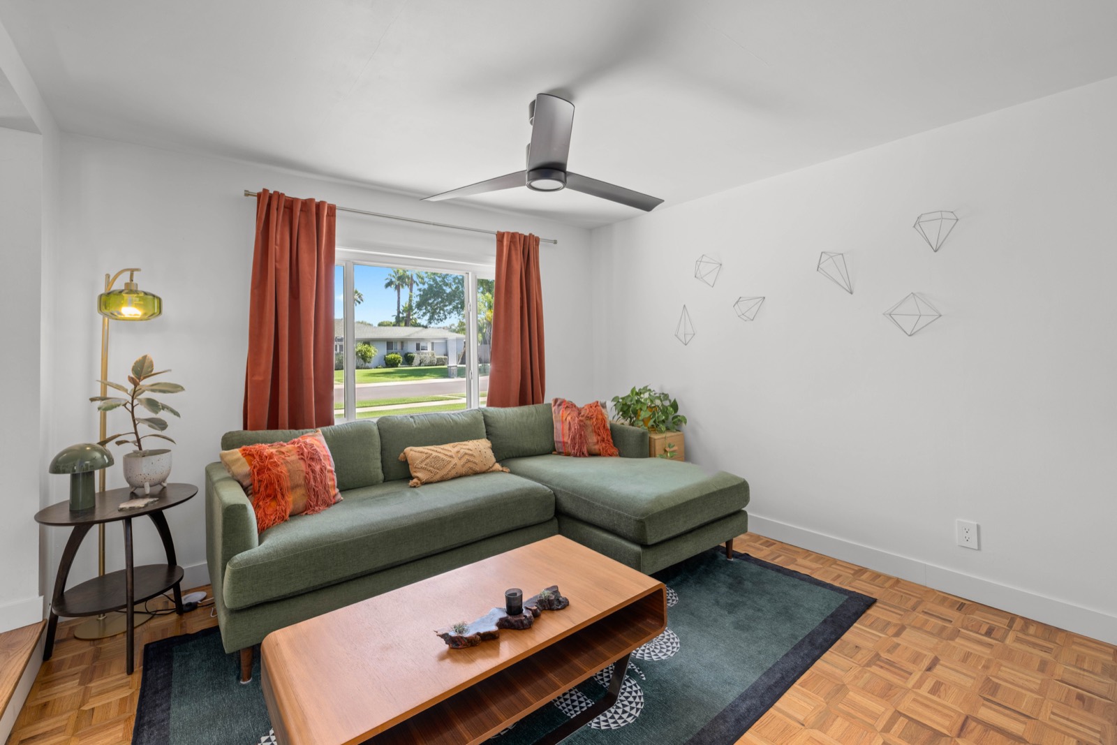 The bonus room looking out